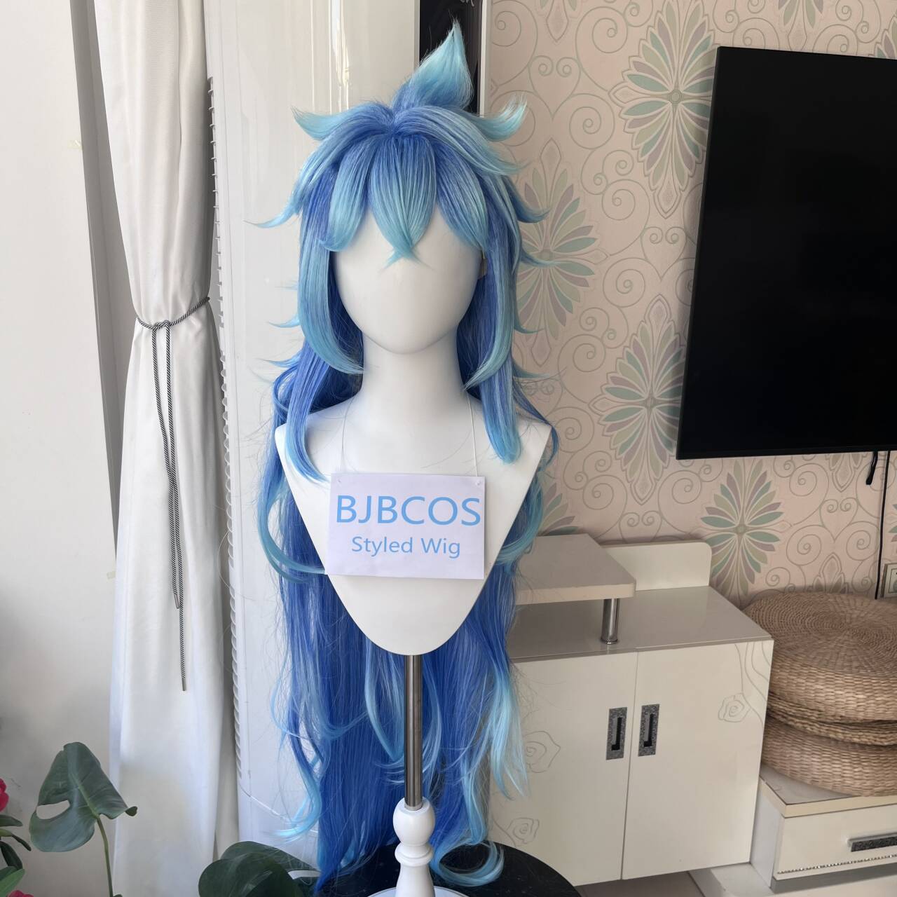 Anime Cosplay Mujer - [Peruka Stylizowana] Peruka Cosplay Idia Anime