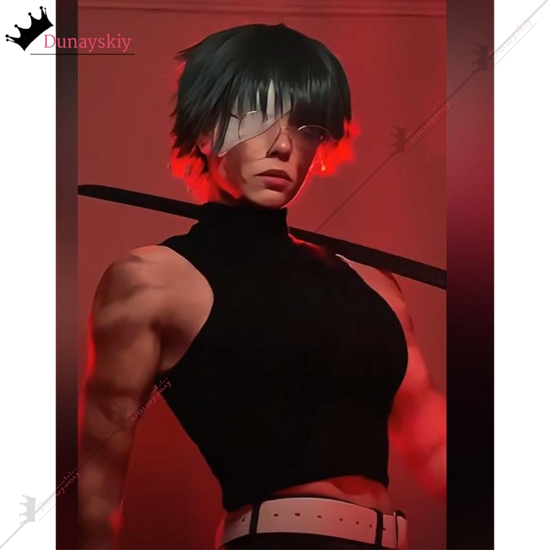 Cosplay Anime Jjk - YiNuo*/2026 Nowy Kostium Cosplay Maki Zenina