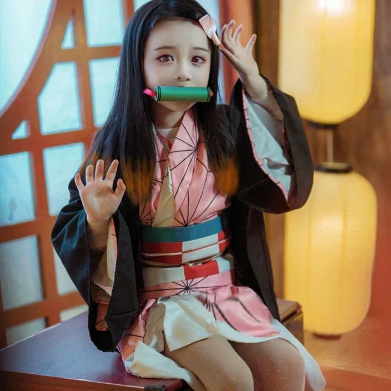 Anime Cosplay Yor - Kostium Cosplay Anime Kamado Nezuko, Stroje