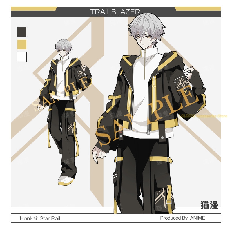 Anime Cosplay Seri - Gra Honkai: Star Rail Seria Trailblazer
