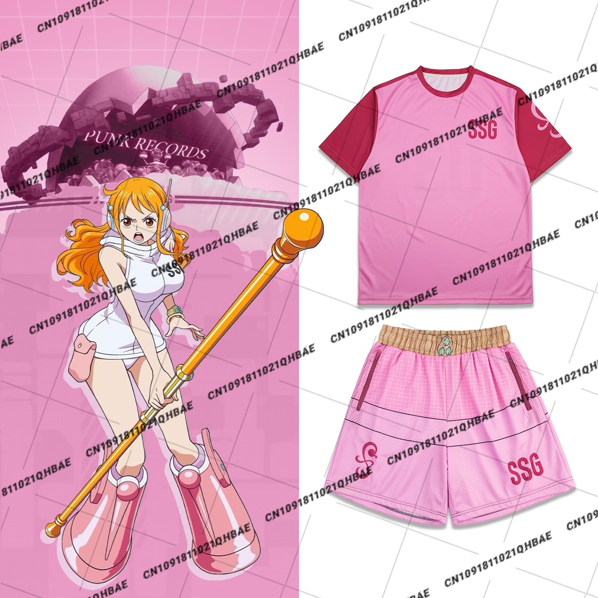 Anime Cosplay Of - Zestaw dla fanów anime Nami z