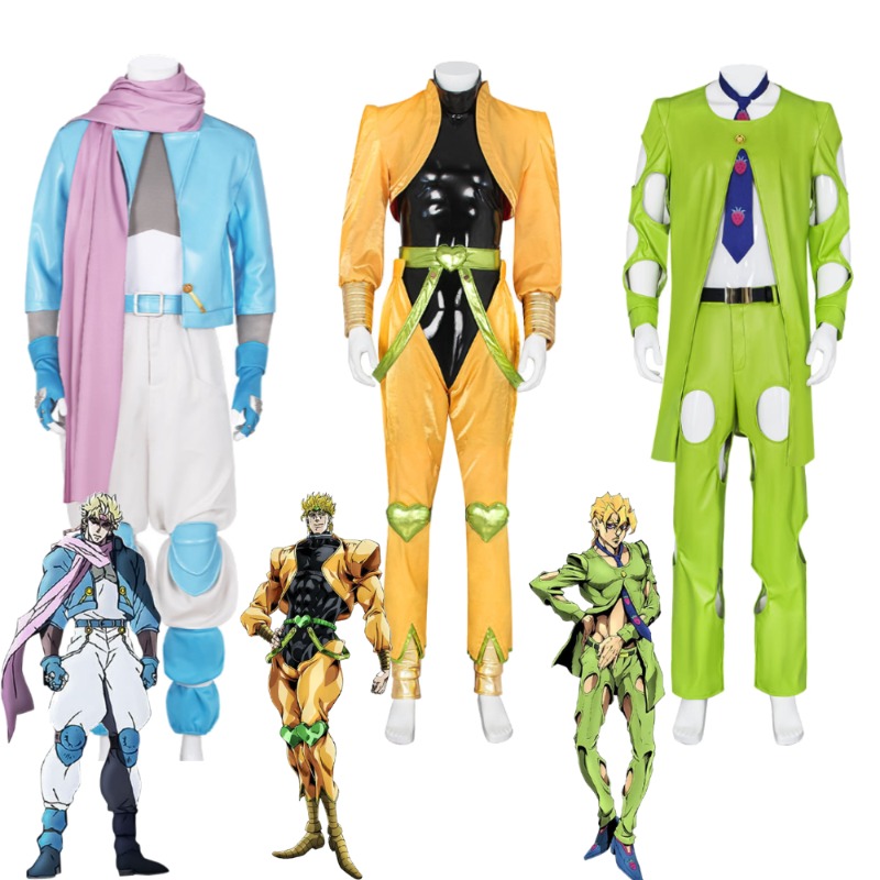 Cosplay Anime Jojo - Kostium cosplay JoJo Bizarre Adventure Gyro