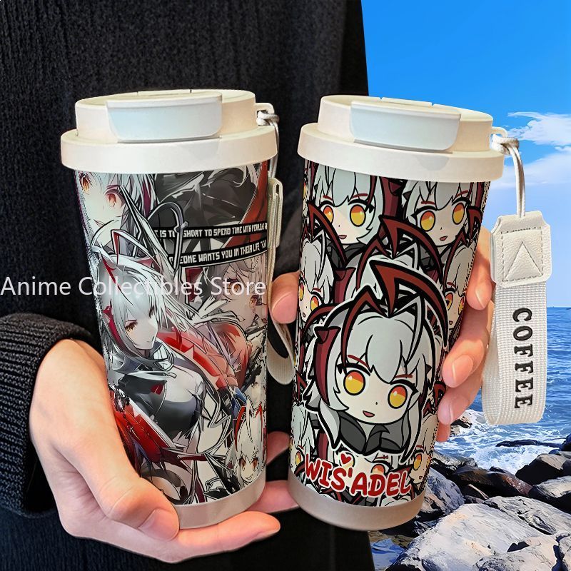 Anime Cosplay Cafe - Butelka na wodę 520 ml, urocza,