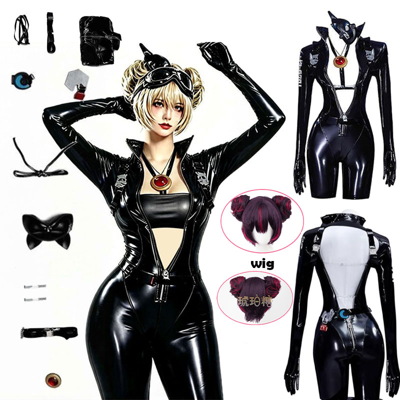 Anime Cosplay Costumes - Kostium Cosplay Anime Nikke Quency, czarny