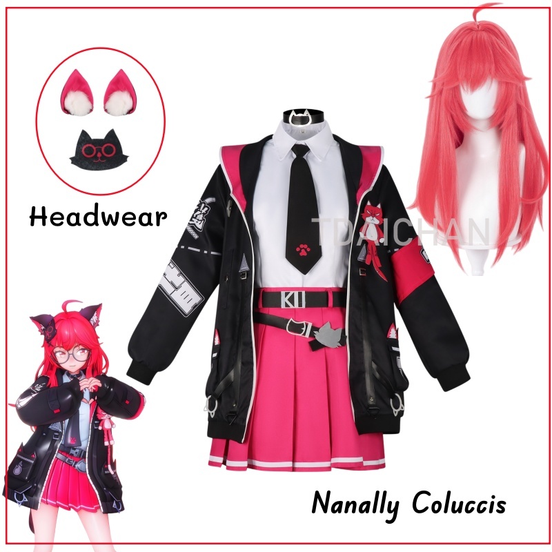 Anime Cosplay Glasses - Kostium Cosplay Neverness To Everness Nanally