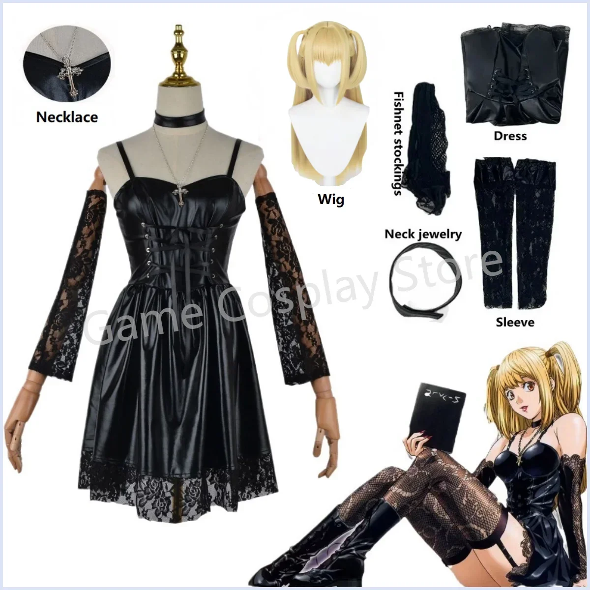Anime Cosplay Yor - Misa Amane przebranie na karnawał Death