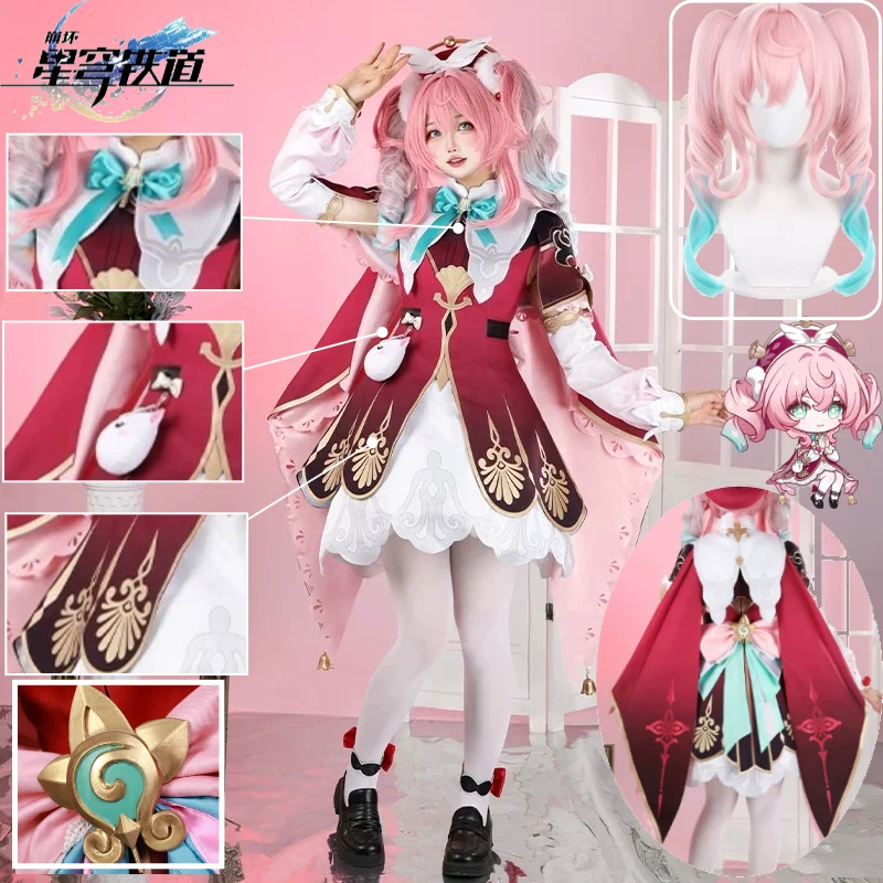 Anime Cosplay Mujer - Kostium Cosplay Hyacine Honkai Star Rail,