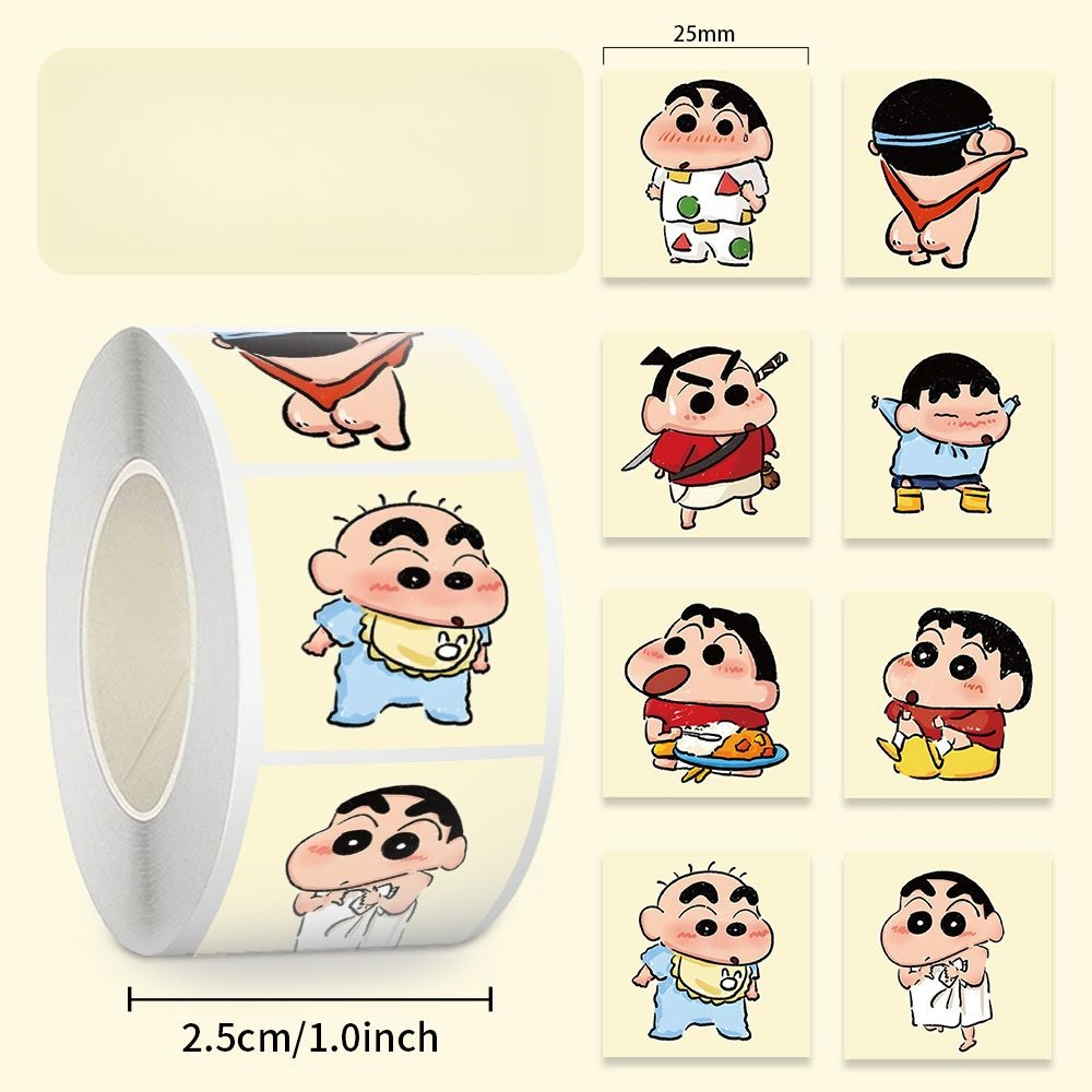 Anime Cosplay Website - Naklejki Anime Crayon Shin-chan 2,5 cm