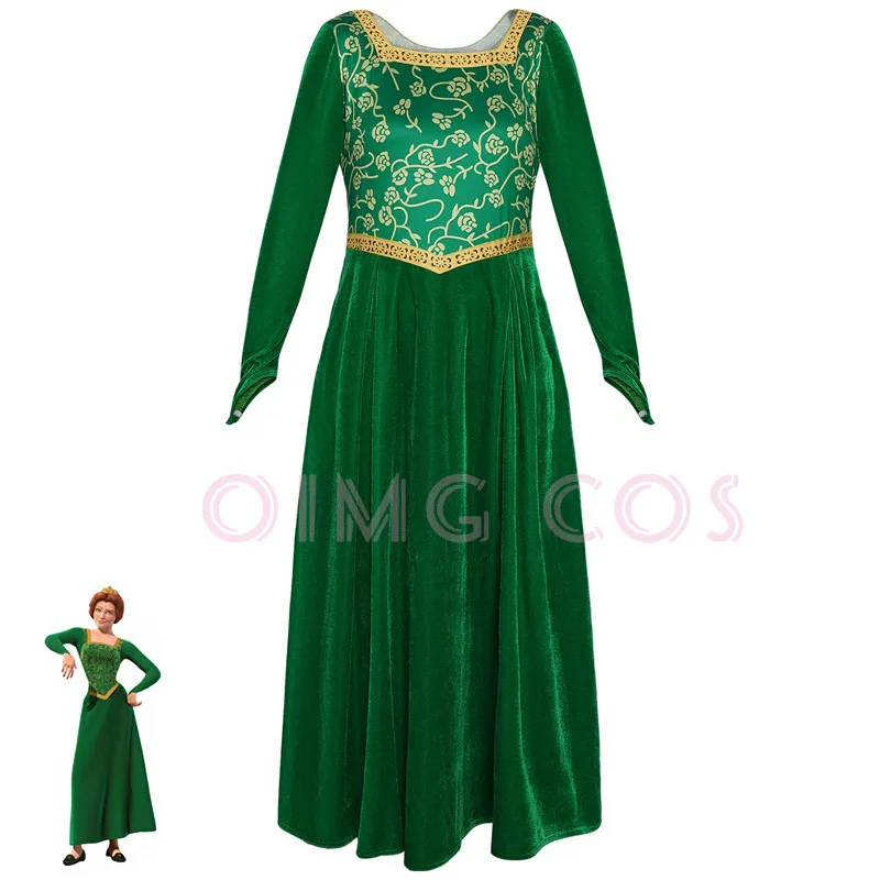 Anime Cosplay Costumes - Kostium Księżniczki Fiony Cosplay Strój Karnawałowy