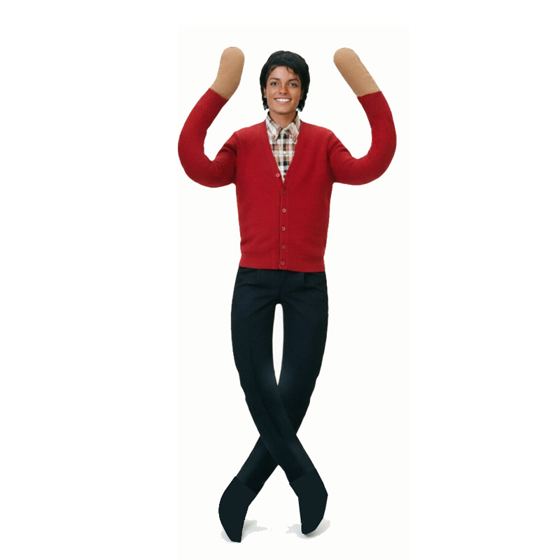26CM Anime Michael Jackson Cos – Anime Cosplay Seri recenzja i cena
