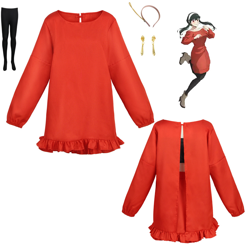 Kostium cosplay Yor Forger z a – Spy Family Outfit recenzja i cena