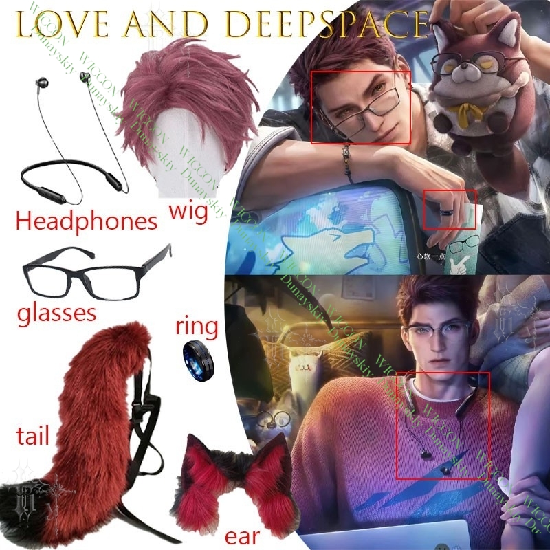 Zestaw Cosplay Love And Deepsp – Anime Cosplay Glasses recenzja i cena