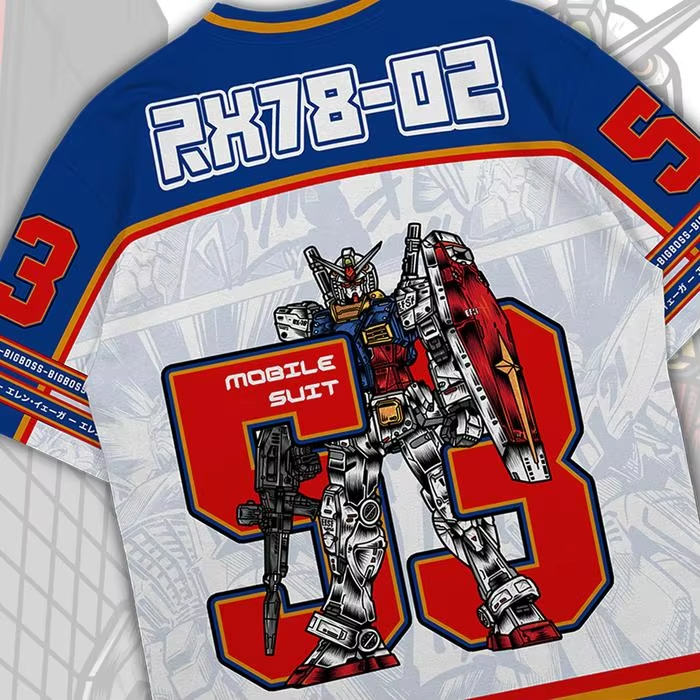 Koszulka Gundam RX78 Anime Mec – Cosplay Korean Anime recenzja i cena