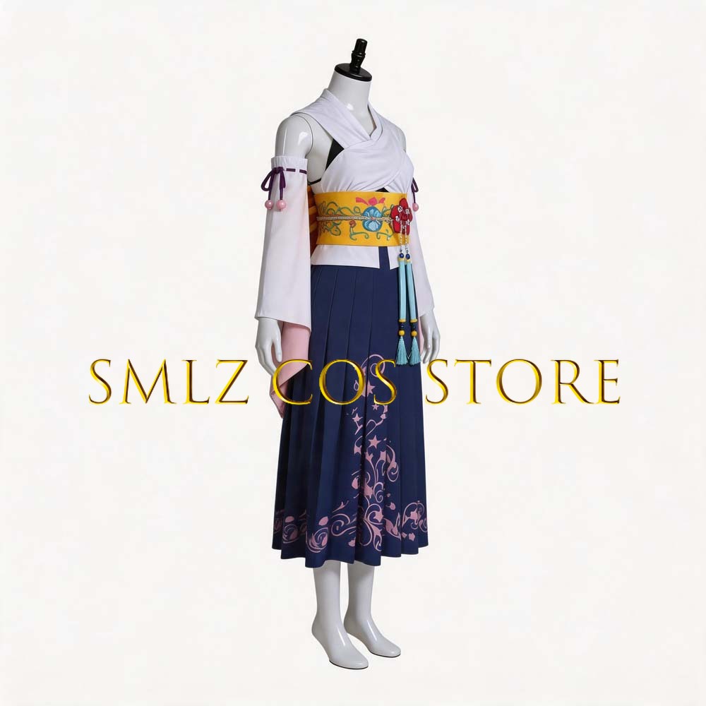 Smlz FFX Yuna Cosplay Anime FF – Anime Cosplay Mujer recenzja i cena