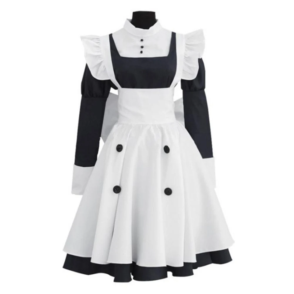 Strój pokojówki Meyrin z 2025  – Anime Cosplay Black Girl recenzja i cena