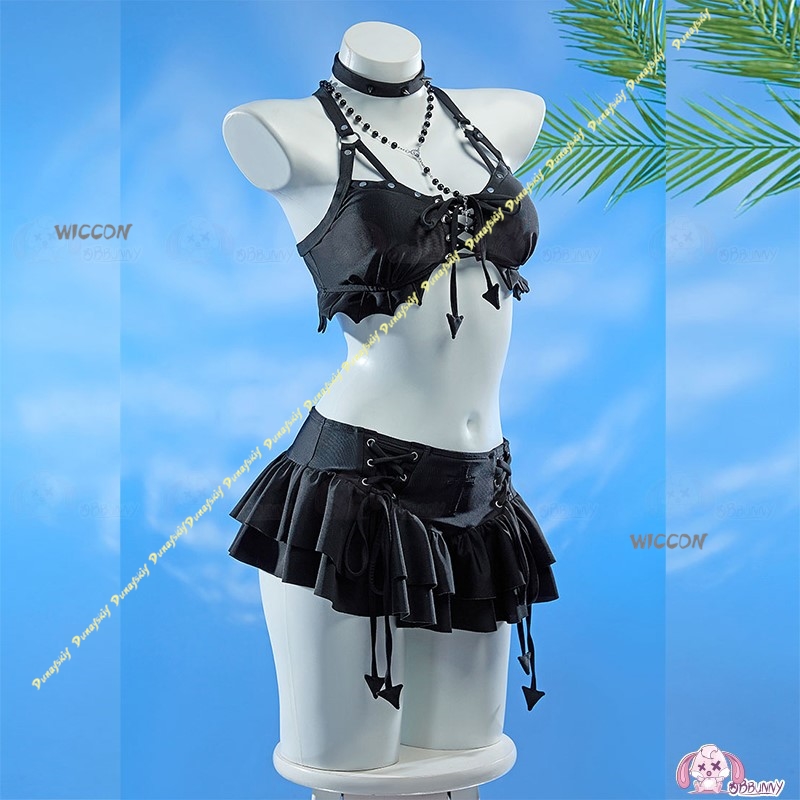 Kostium Cosplay Dziewczęcy Sek – Anime Cosplay Black Girl recenzja i cena