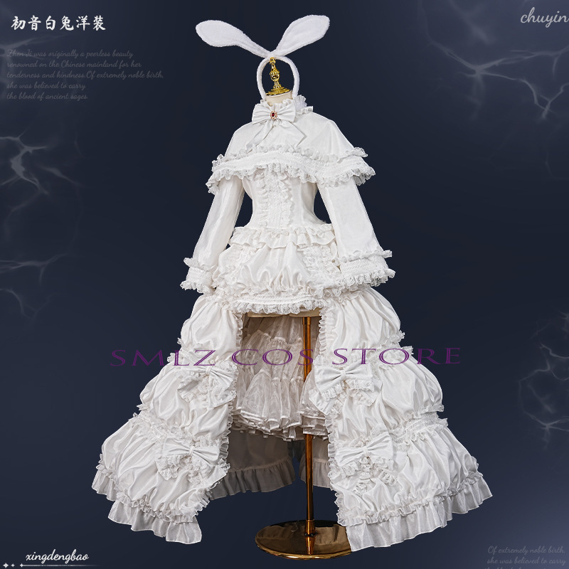 Kostium Cosplay Anime Króliczk – Anime Cosplay Mujer recenzja i cena